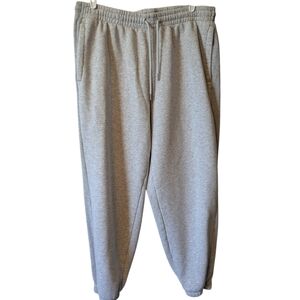 Member's Mark Light Gray Fleece Jogger Sweatpants - Casual Comfort Sz. XXL